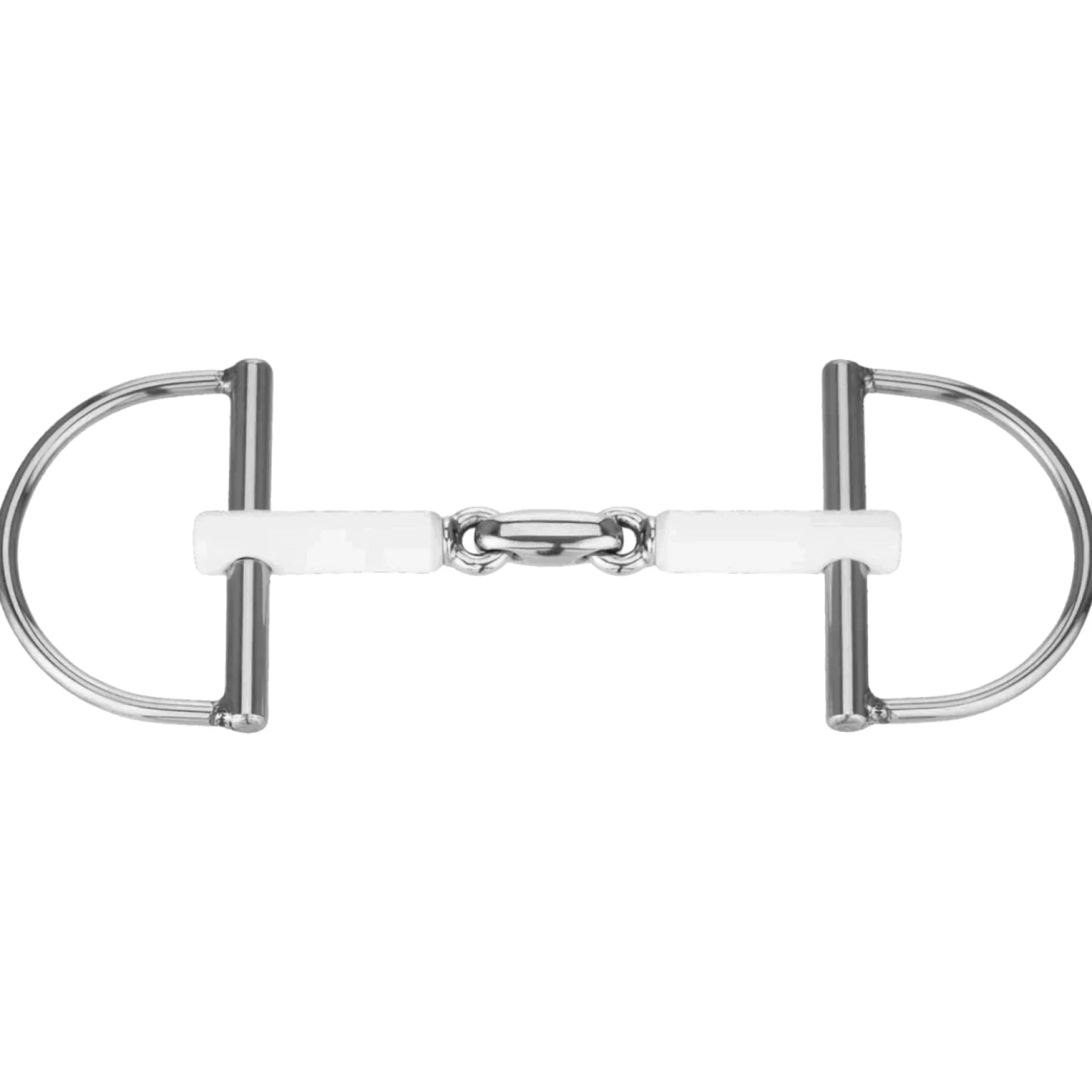 Nathe Control D-Ring Gebiss, doppelt gebrochen, mit Stangenwirkung