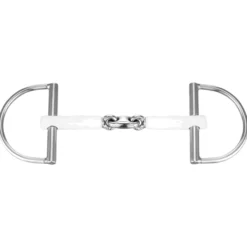 Nathe D-Ring Gebiss, doppelt gebrochen