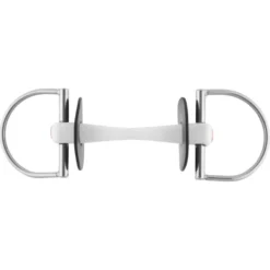 Nathe D-Ring Gebiss, Stangengebiss, biegsame Stange