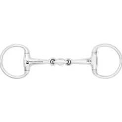 Olivenkopfgebiss Pony, Edelstahl, doppelt gebrochen