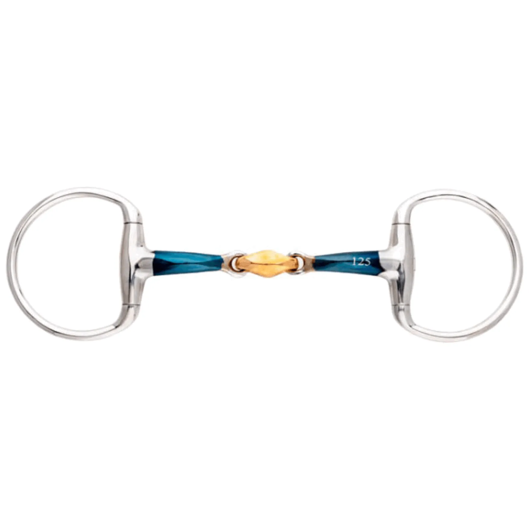 Olivenkopftrense Ergonomic Lock Up, doppelt gebrochen, 14 mm, Olivenkopfgebiss