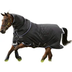 Outdoordecke Amigo Bravo 1200D Plus Turnout Medium, 250 g, mit abnehmbarem Halsteil