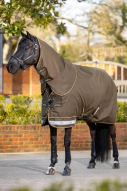 Outdoordecke Arika 600D Ripstop Turnout Rug, 0 g, Regendecke, abnehmbares Halsteil