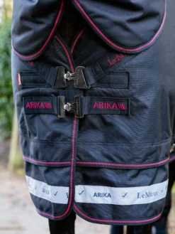 Outdoordecke Arika Storm-Tek Rug, 100 g, Weidedecke, mit abnehmbarem Halsteil