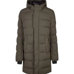 Parka Herren Sports HW25, Stepp-Parka, wasserdicht, mit Kapuze