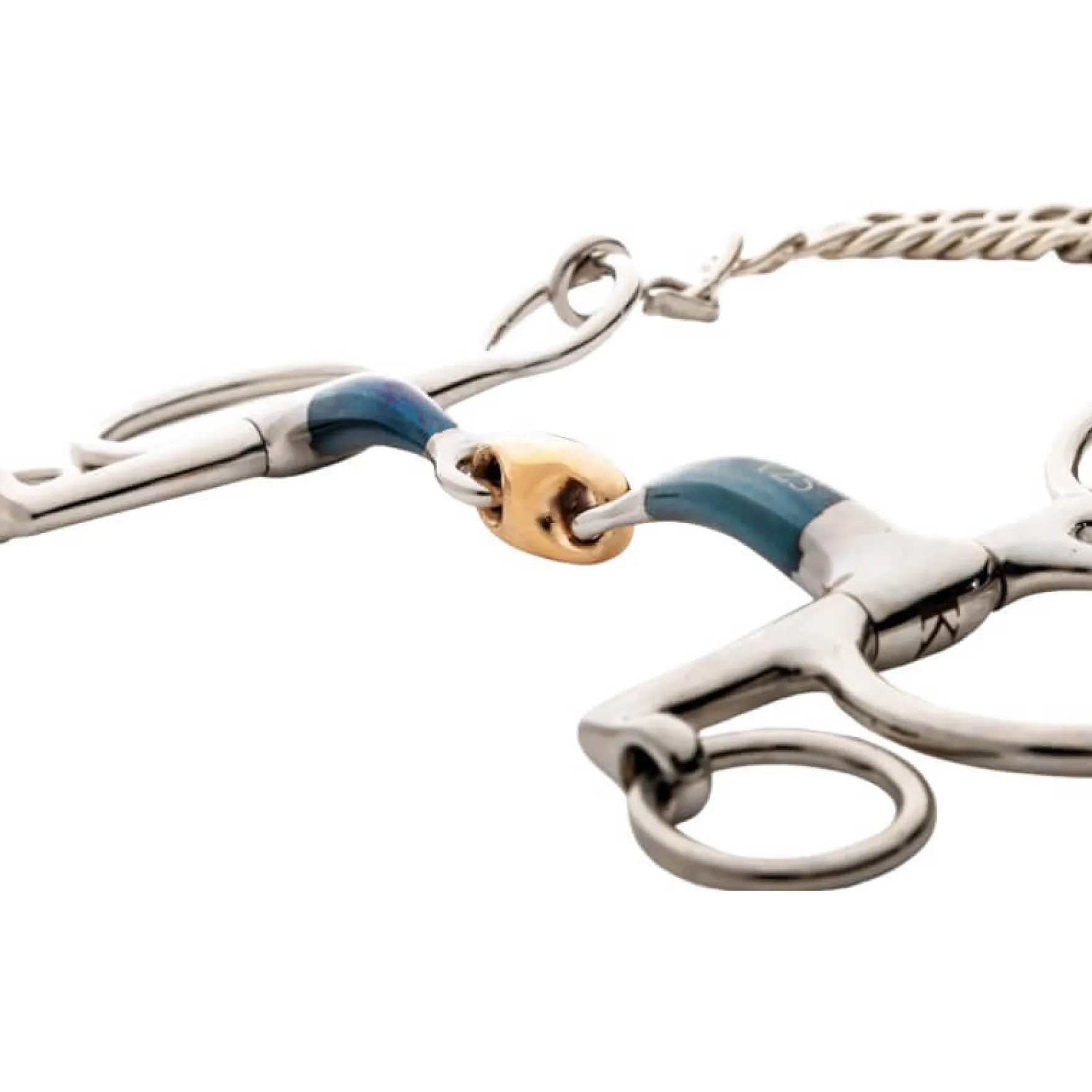 Pelham Ergonomic, doppelt gebrochen Lock Up, 14 mm, 5 cm Anzüge
