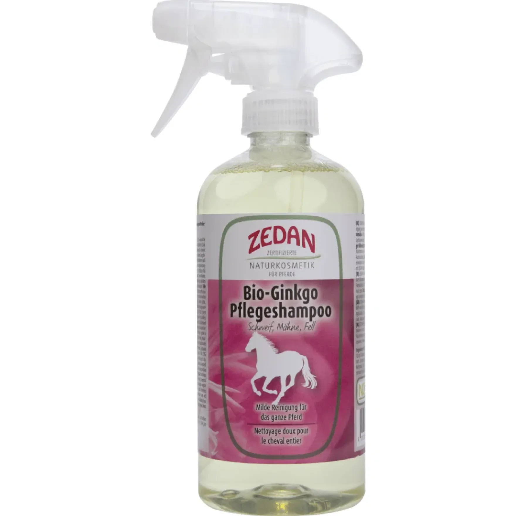 Pferdeshampoo Bio-Ginkgo Pflegeshampoo, Sprühshampoo