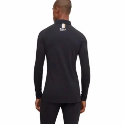 Polo Herren Elton Signature Stripe, Trainingsshirt, langarm