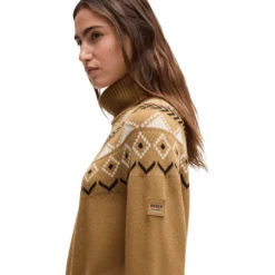Pullover Damen Anuk HW25, Strickpullover, Norweger Muster