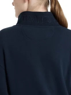 Pullover Damen Keira Quarter Neck, Sweatshirt