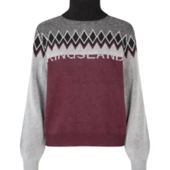 Pullover Damen KLMontez HW25, Strickpullover, Rollkragenpullover