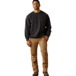 Pullover Herren Rebar Cotton Strong Standard Pocket, Sweatshirt