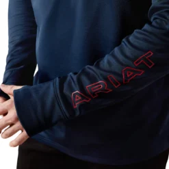 Pullover Herren Team EQ 1/2 Zip, Fleecepullover