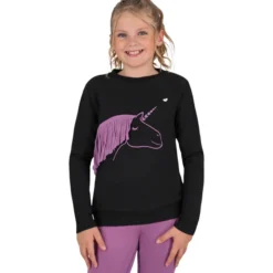 Pullover Mädchen Lize Junior HW25, Sweatshirt, mit Fransen