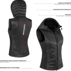 Rückenschutzweste Damen Thermo Snow, Rückenprotektor