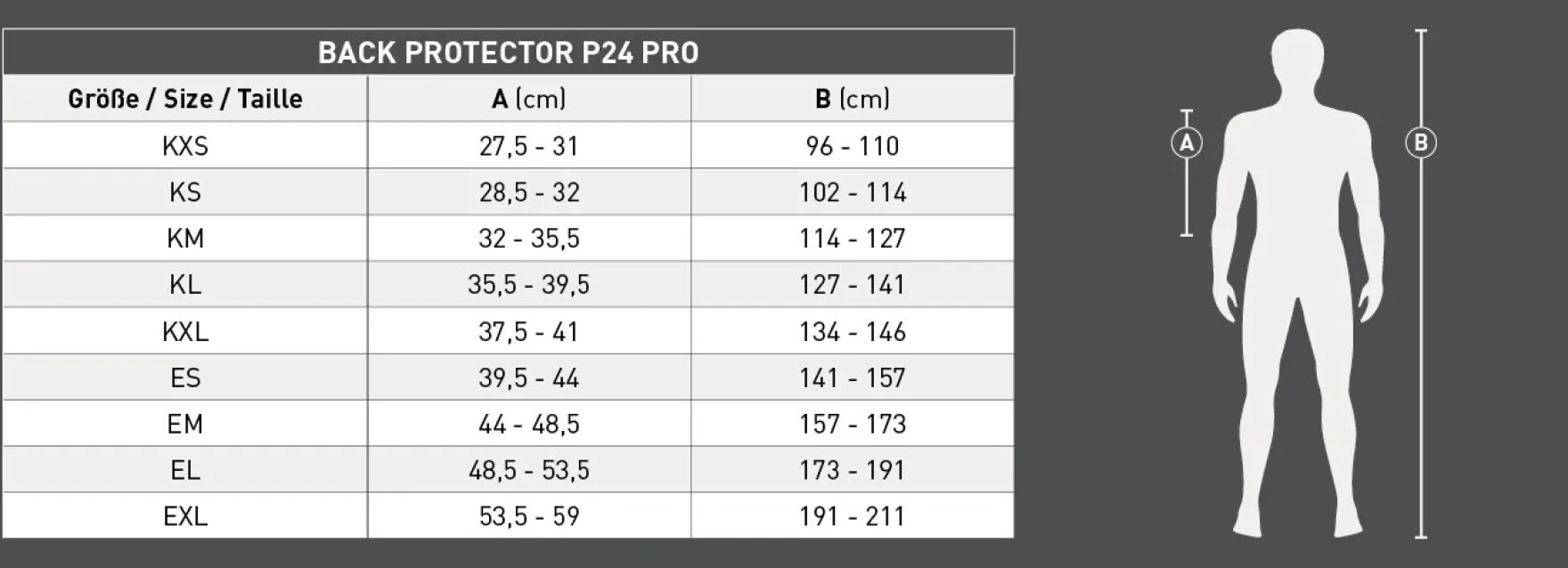 Rückenschutzweste Kinder P24 Pro, Rückenprotektor