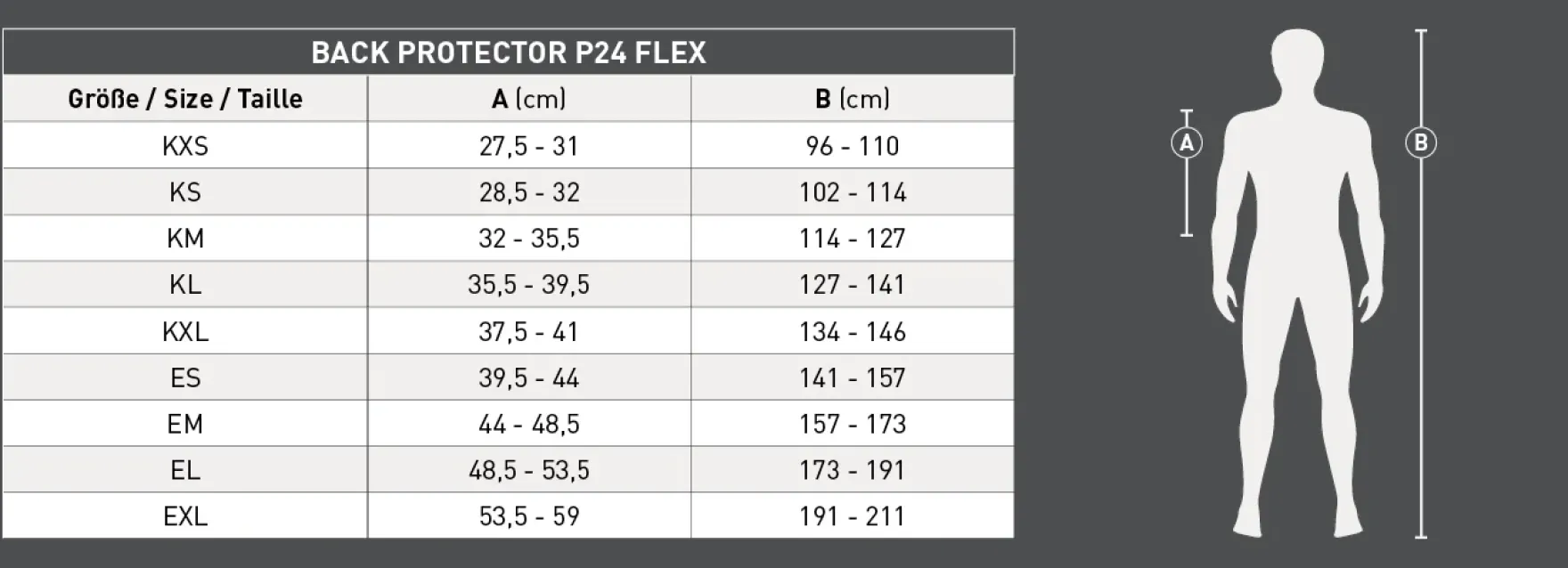 Rückenschutzweste P24 Flex, Rückenprotektor