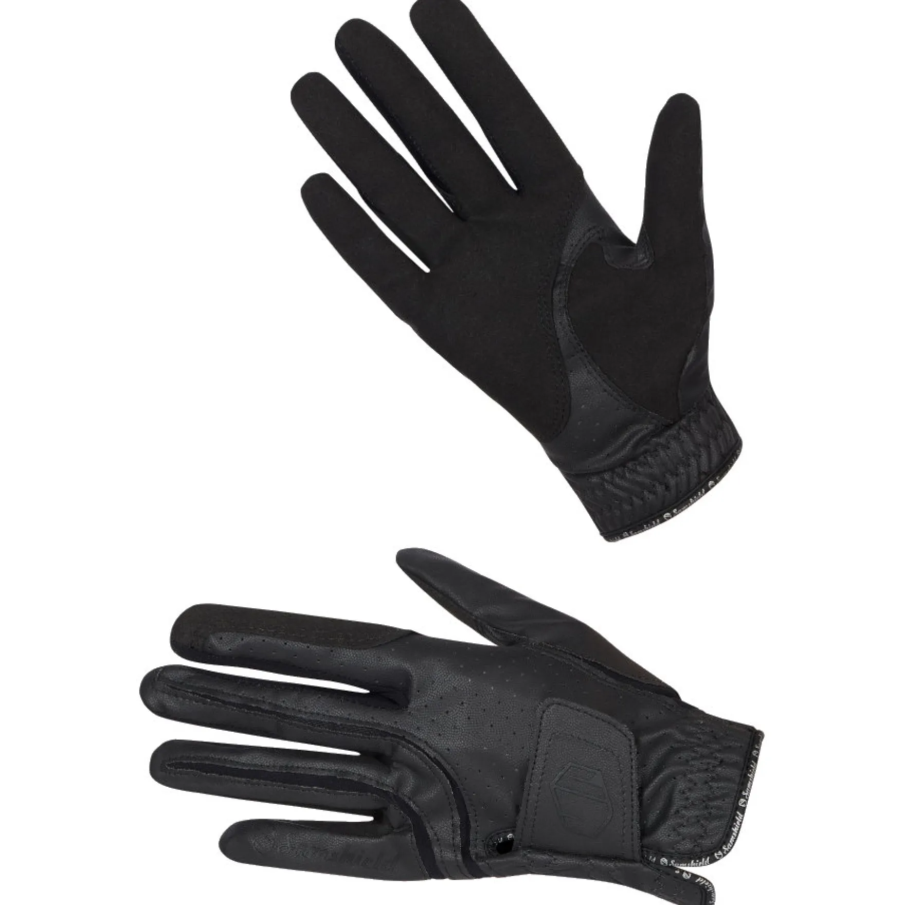 Reithandschuhe V-Skin Hunter, Kunstleder
