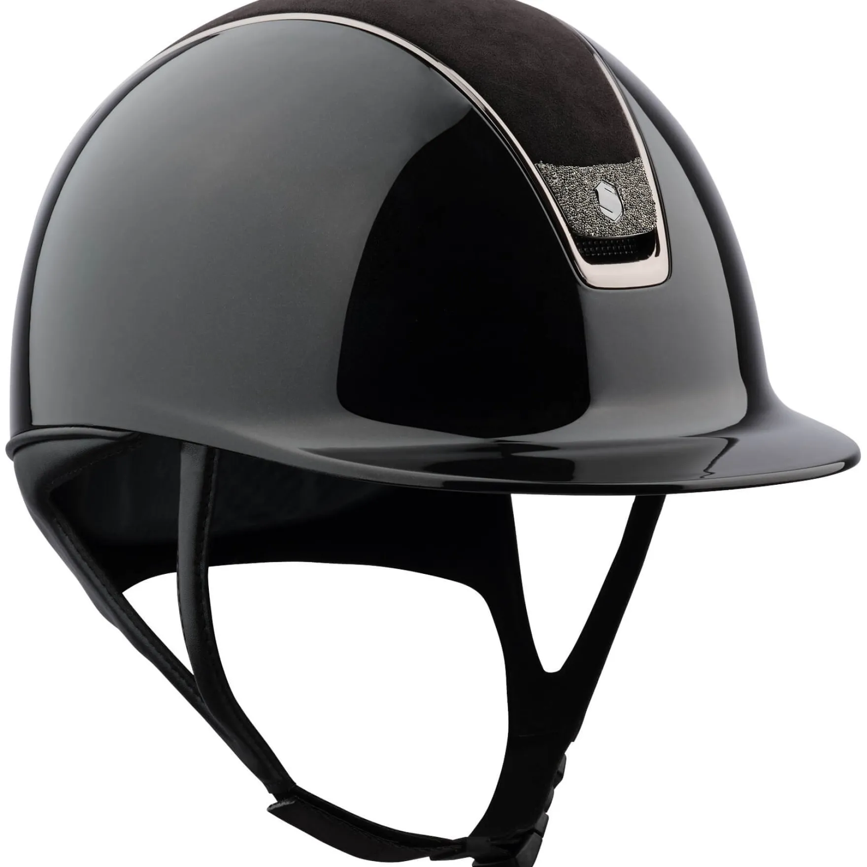 Reithelm Classic 2.0 SG, Top Alct Blk, Trim Blk Chrm, Blason Crystal Fabric Metal Eclipse