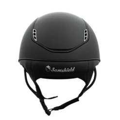Reithelm Classic 2.0 Shadowmatt, Trim Matt, Blason Black Chrome, 5 Swarovski Hematite