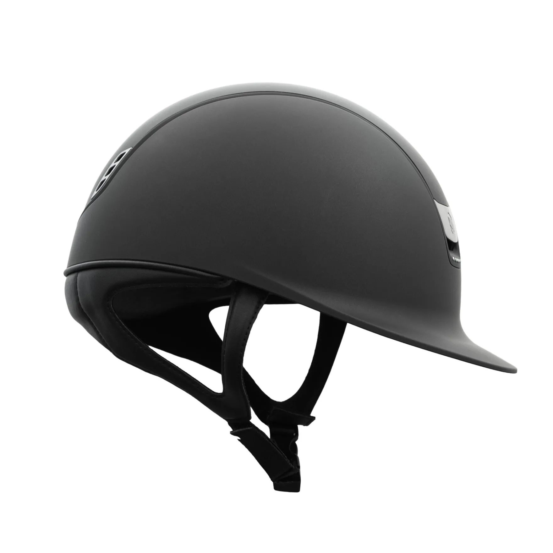 Reithelm Classic 2.0 Shadowmatt, Trim Matt, Blason Black Chrome, 5 Swarovski Hematite