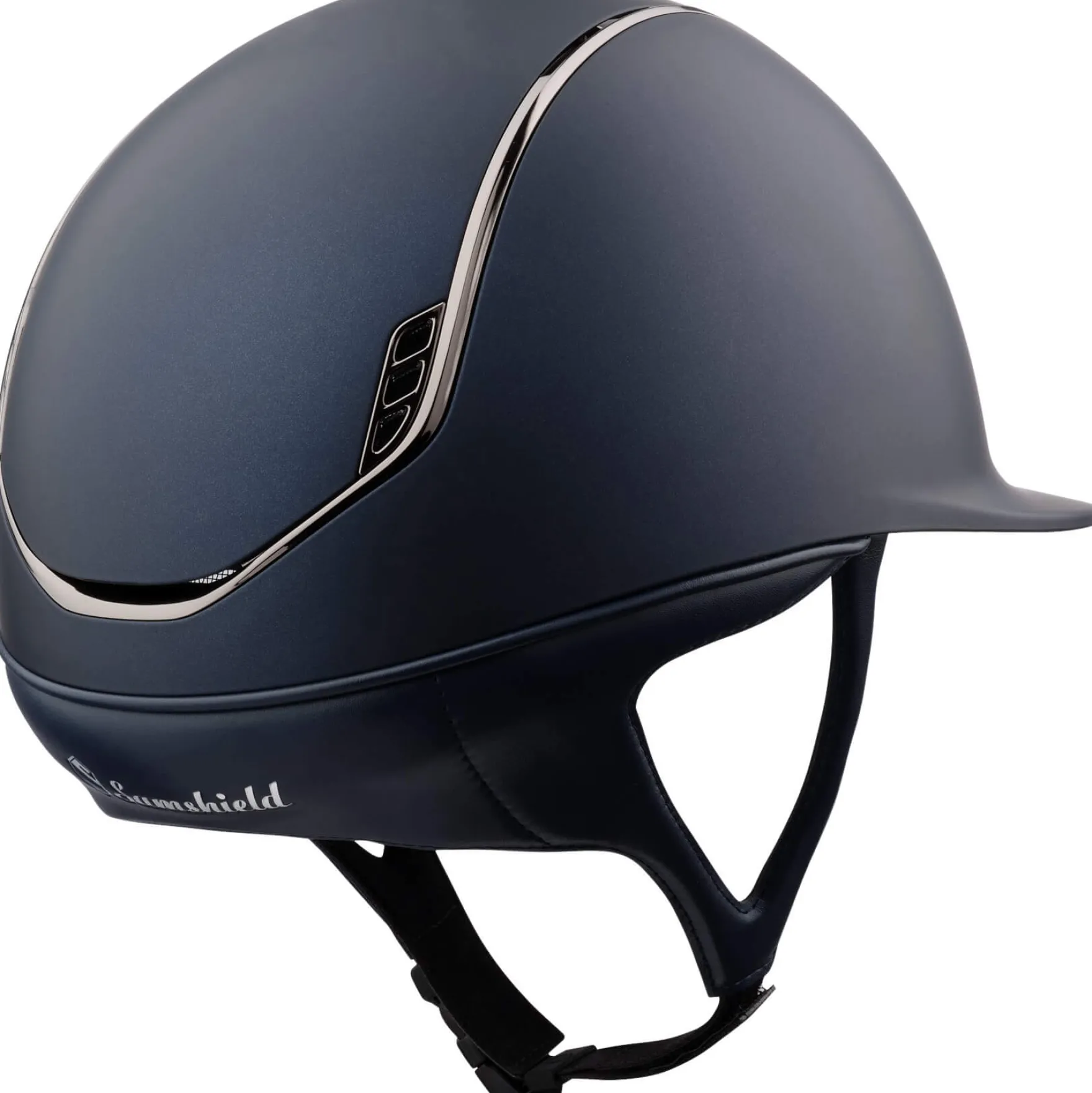 Reithelm Classic 2.0 Shadowmatt, Top Paint, Trim + Blason Black Chrome,5 Sw Crystal Colour