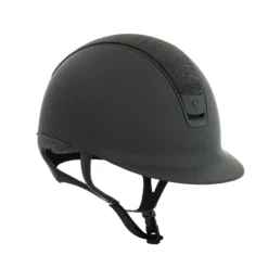 Reithelm Classic 2.0 Shadowmatt, Top Ultra Fine Rocks, Trim + Blason Matt Black