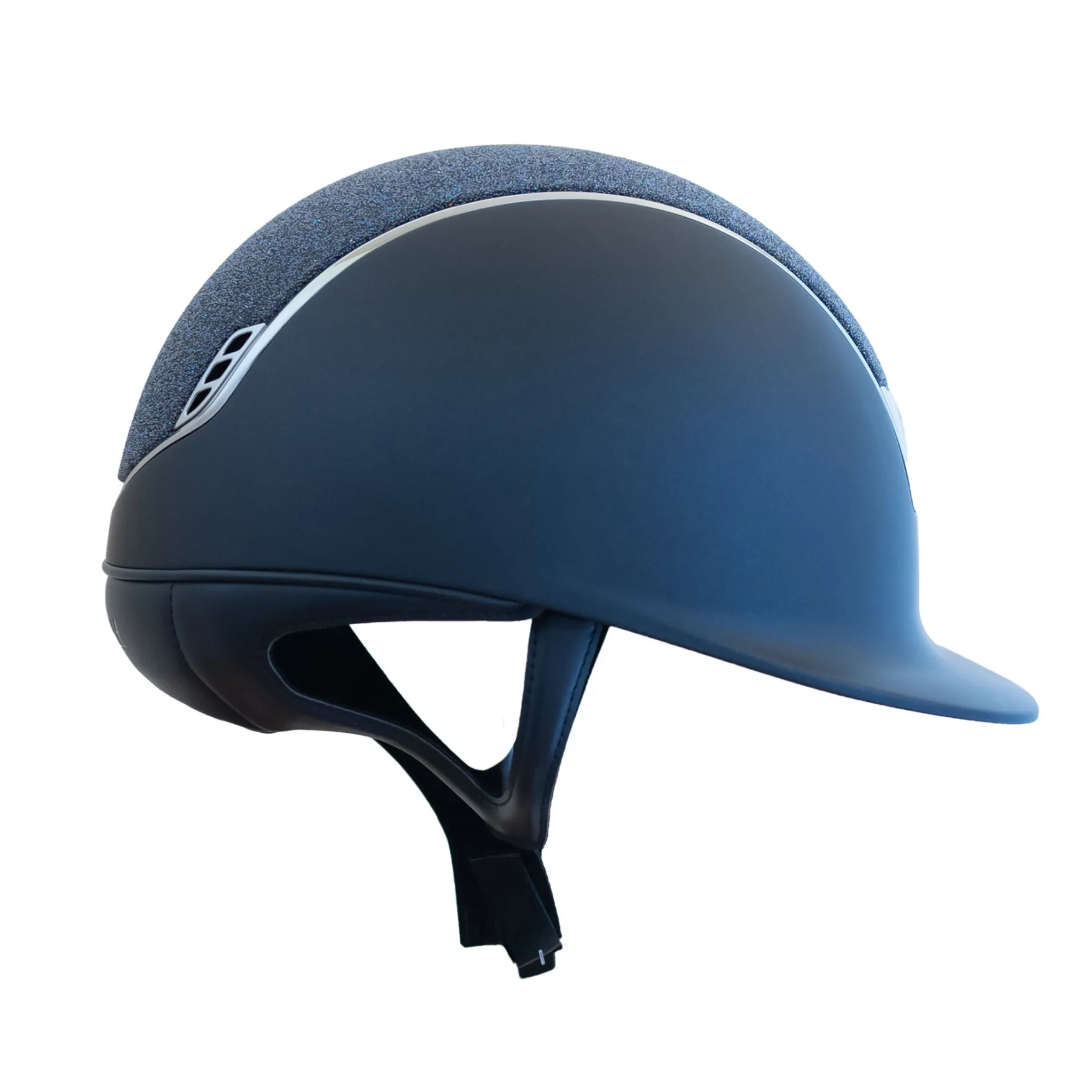 Reithelm Classic 2.0 SM, Top Crystal Fabric Swarovski Paradise Shine, Trim + Blason Chrome