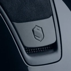 Reithelm Miss Shield 2.0 Shadowglossy, Top+Frontal Band Alcantara, Trim + Blason Matt Blue
