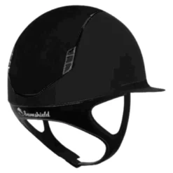 Reithelm Miss Shield 2.0 Shadowmatt, Top + Frontal Band Alcantara,Trim+Blason Black Chrome