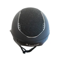 Reithelm Miss Shield 2.0 Shadowmatt, Top + FB Crystal Fabric, Trim + Blason Black Chrome