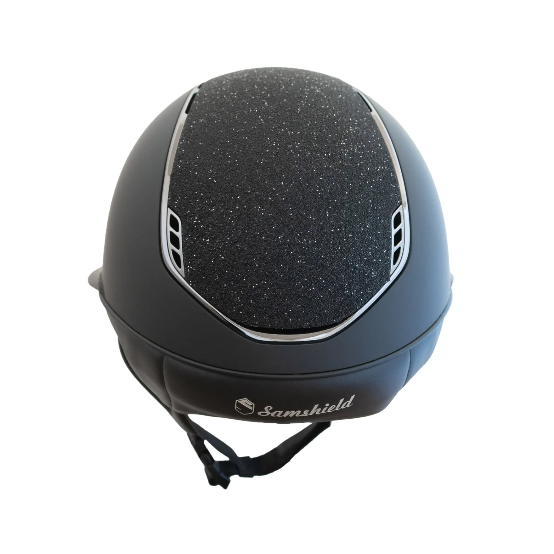 Reithelm Miss Shield 2.0 Shadowmatt, Top + FB Crystal Fabric, Trim + Blason Black Chrome