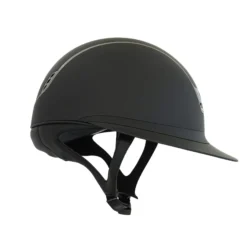 Reithelm Miss Shield 2.0 Shadowmatt, Trim + Blason Black Chrome,5 Swarovski Crystal Colour