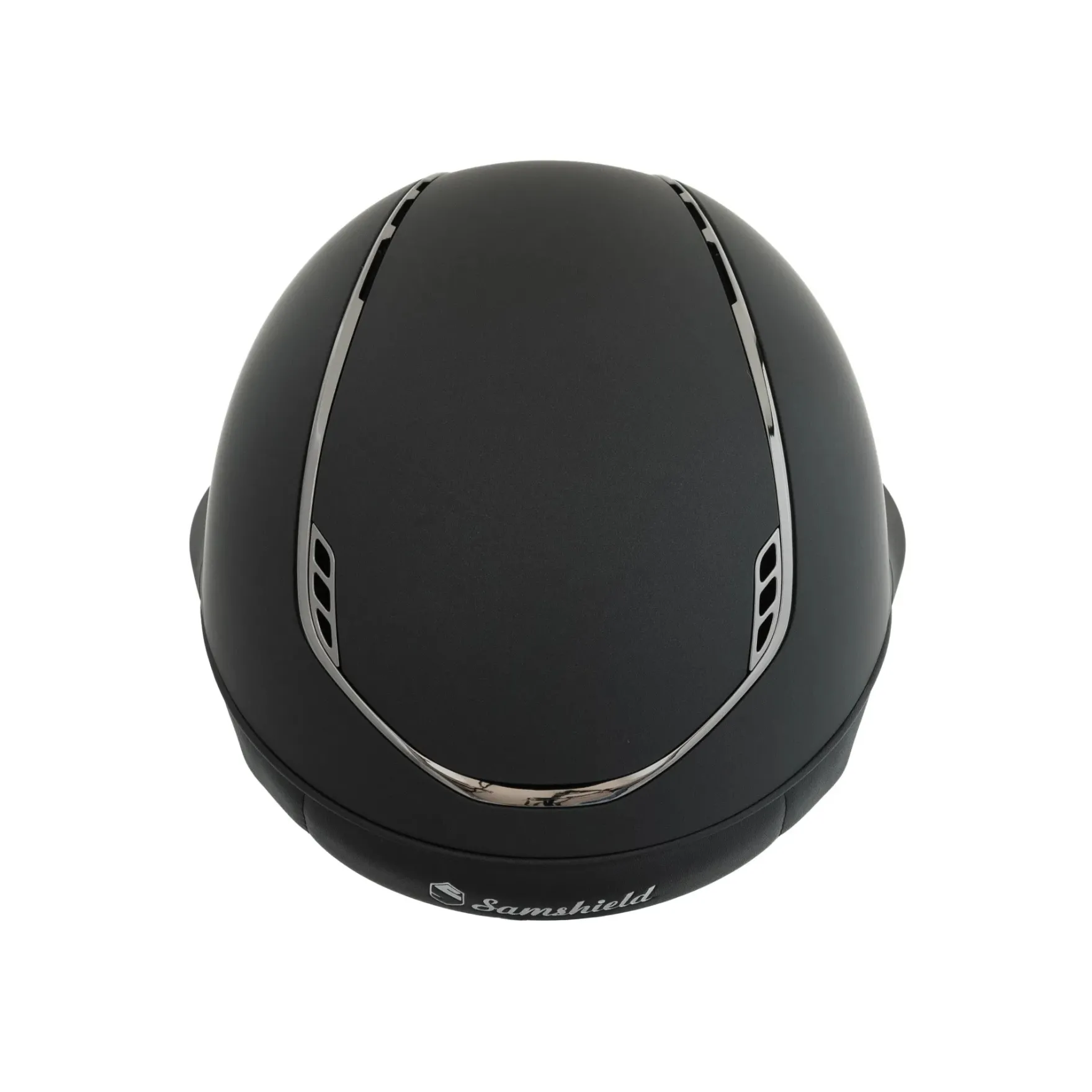 Reithelm Miss Shield 2.0 Shadowmatt, Trim + Blason Black Chrome,5 Swarovski Crystal Colour