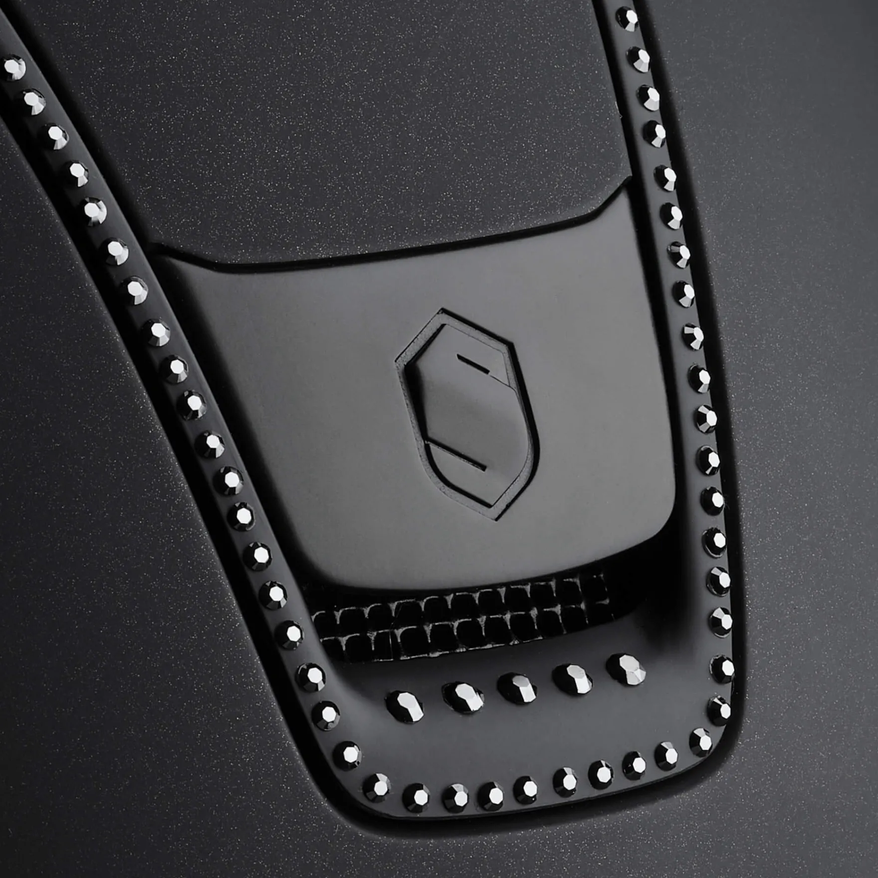 Reithelm Miss Shield 2.0 Shadowmatt,Top Paint, Trim+Blason Matt Black, 300 Sw Jet Hematite