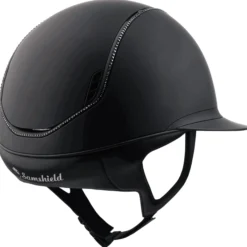 Reithelm Miss Shield 2.0 Shadowmatt,Top Paint, Trim+Blason Matt Black, 300 Sw Jet Hematite