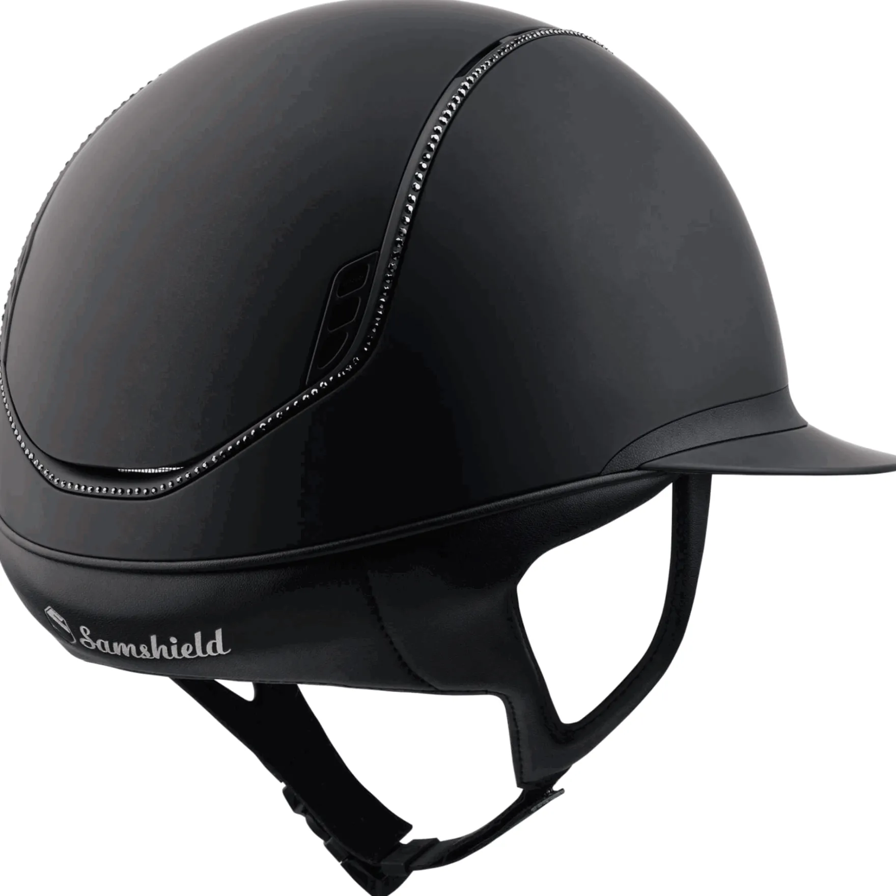 Reithelm Miss Shield 2.0 Shadowmatt,Top Paint, Trim+Blason Matt Black, 300 Sw Jet Hematite