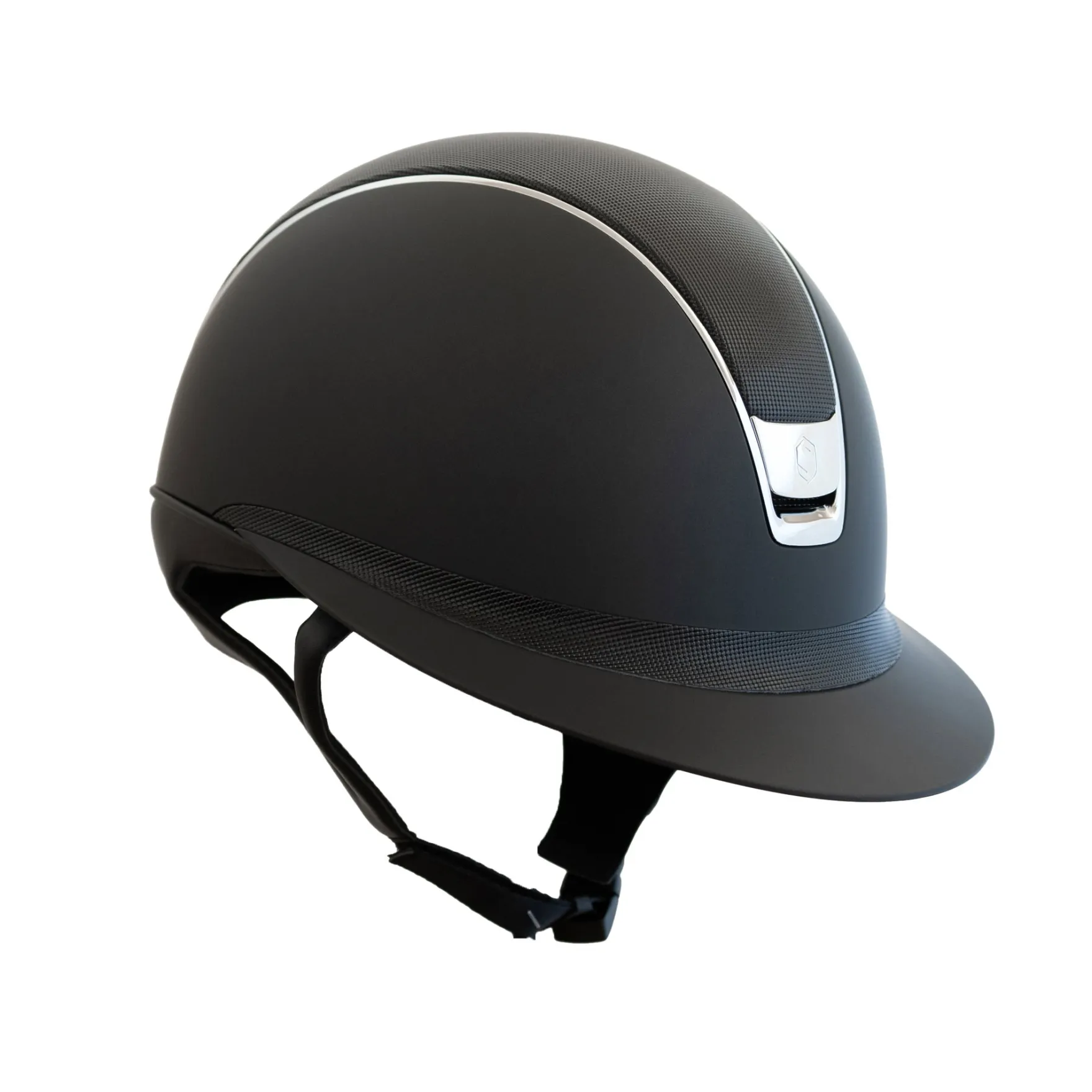 Reithelm Miss Shield 2.0 Shadowmatt, Top + Frontal Band Shimmer, Trim+Blason Chrome