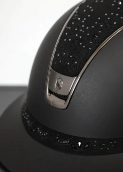 Reithelm Miss Shield 2.0 SM, Top+FB Crystal Bloom Black, Trim+Blason Black Chrome