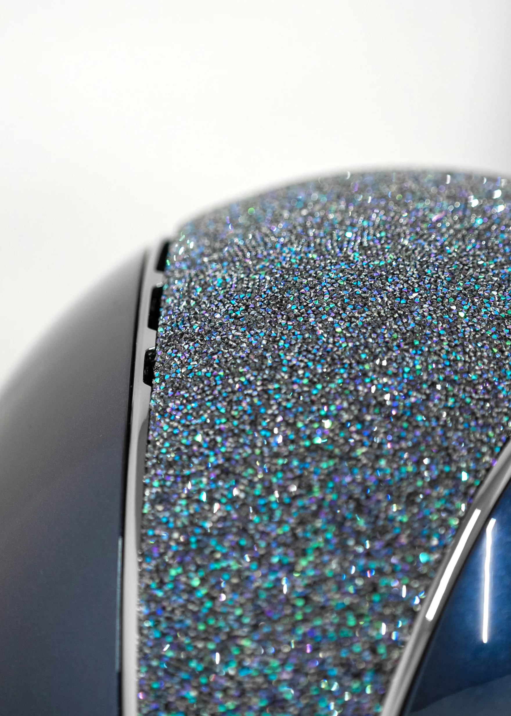 Reithelm MS 2.0 SG, Top + FB Ultra Fine Rocks Paradise Shine, Trim + Blason Black Chrome