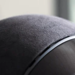 Reithelm MS 2.0 SG, Top+Frontal Band Alcantara,Trim Matt,Blason Black Chrome,5 Sw Hematite