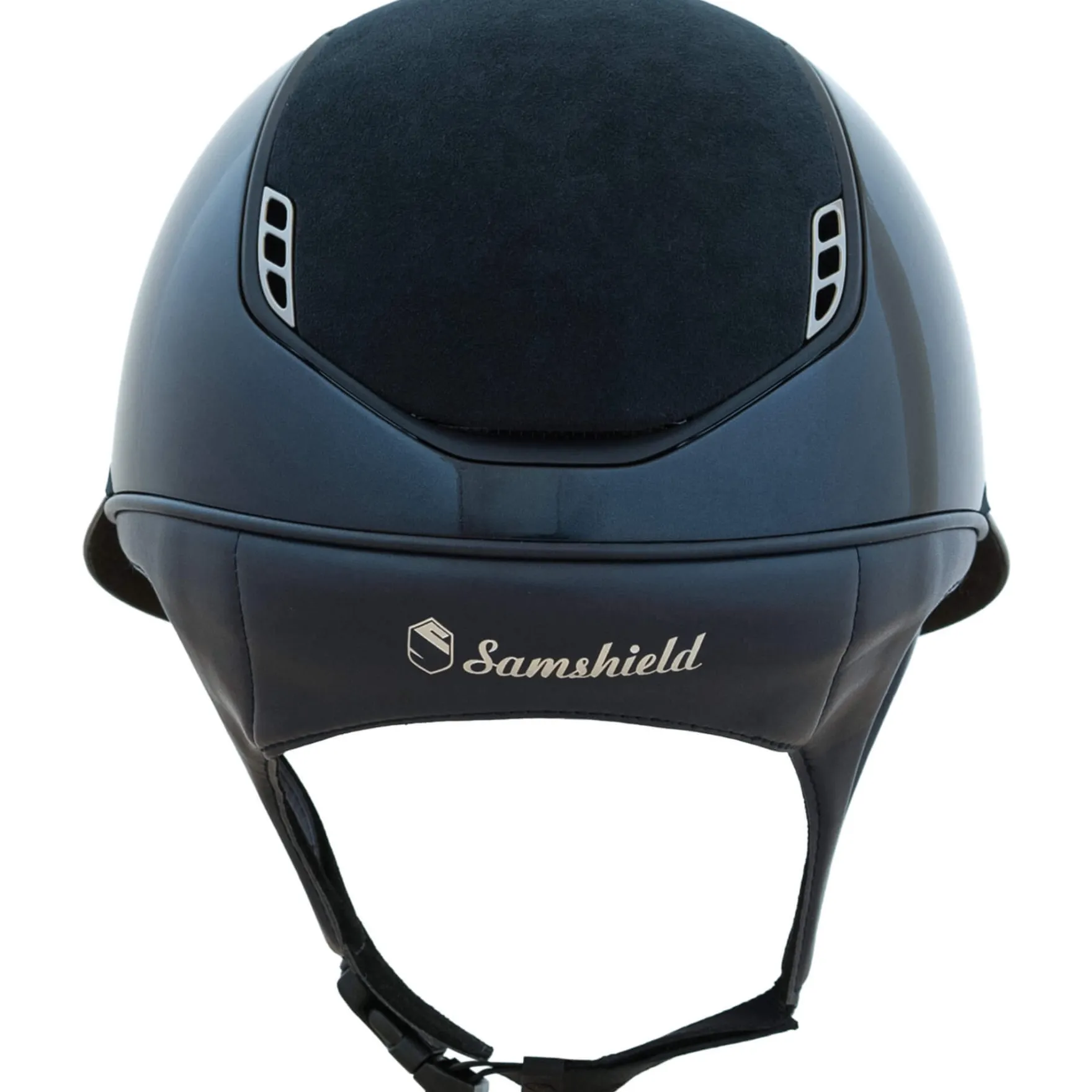Reithelm MS 2.0 SG, Top+Frontal Band Alct,Trim Matt,Blason Black Chrome,5 Sw Metal Blue