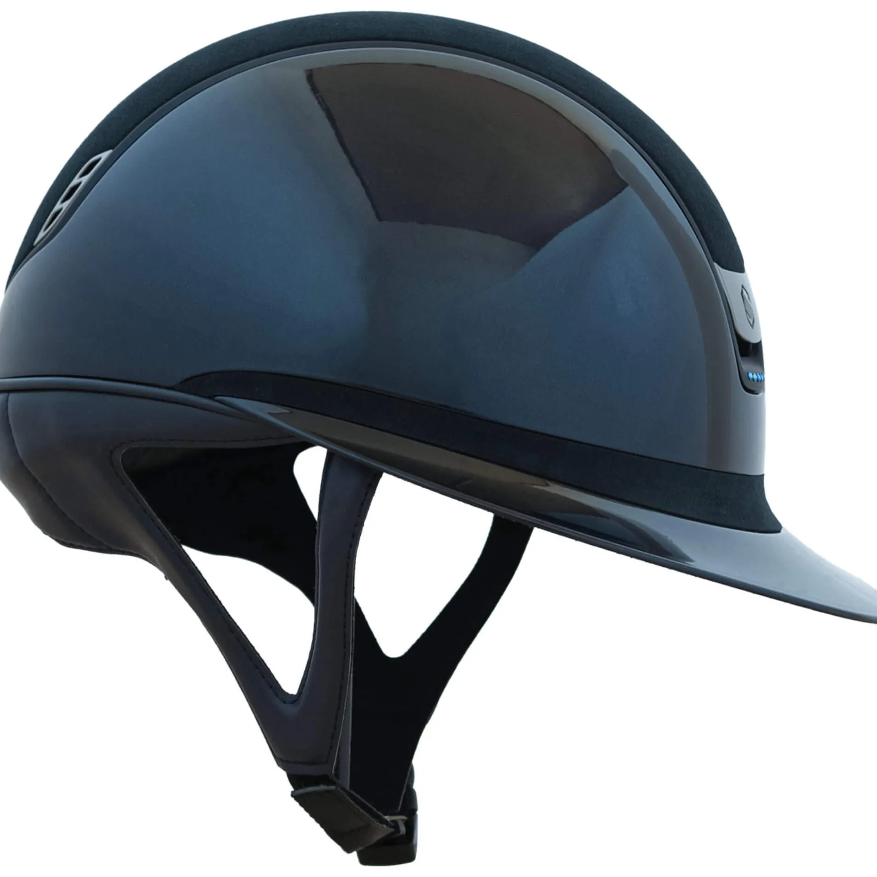 Reithelm MS 2.0 SG, Top+Frontal Band Alct,Trim Matt,Blason Black Chrome,5 Sw Metal Blue