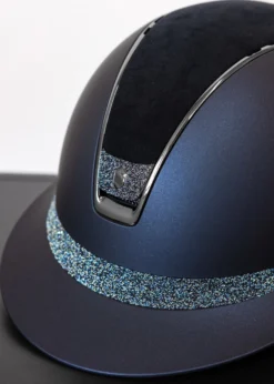Reithelm MS 2.0 SM, Top Alcantara, FB+Blason Crystal Fabric Ocean Depth, Trim Black Chrome