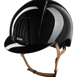 Reithelm Smart NOVA Metal Polish mit Beigen Kinnriemen