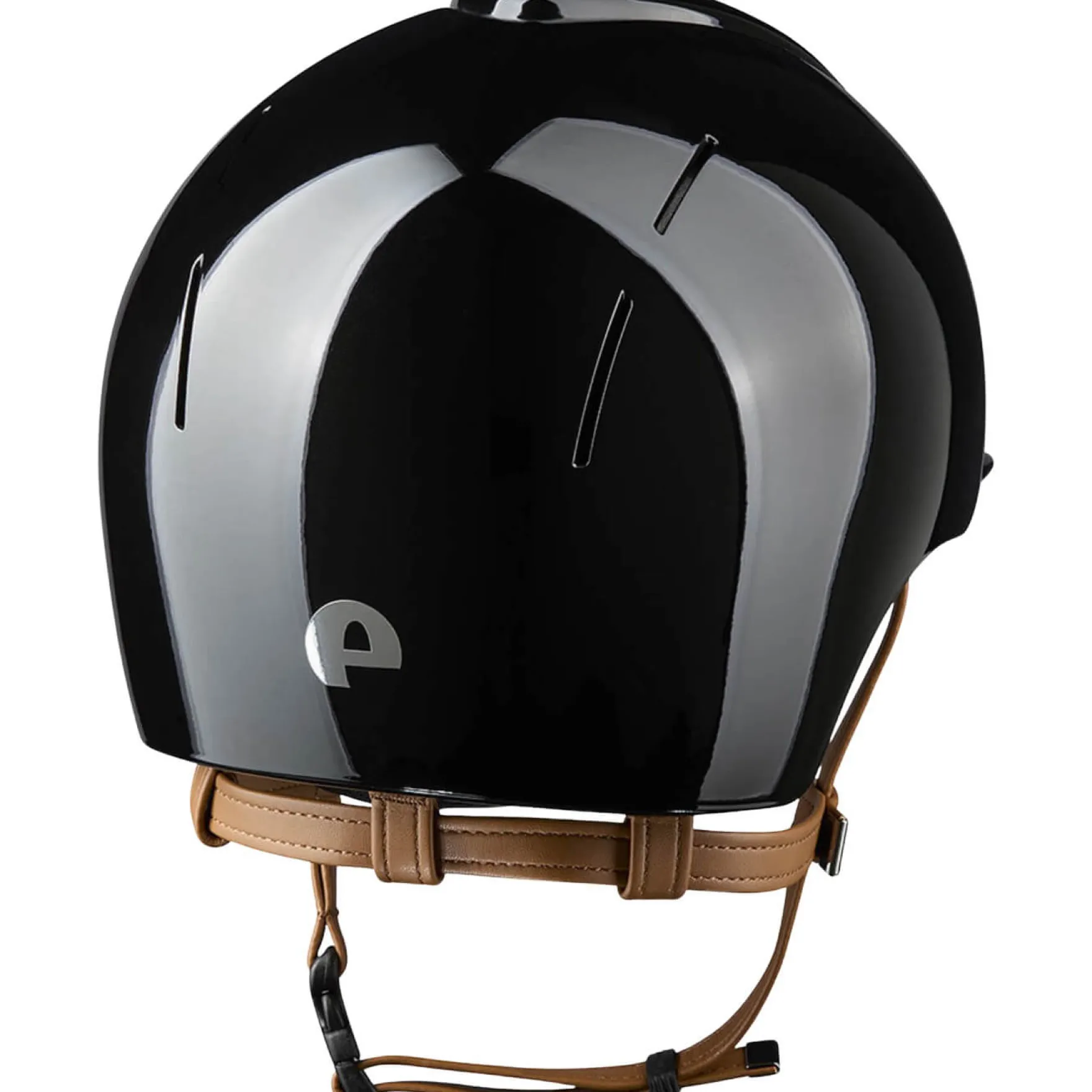 Reithelm Smart NOVA Metal Polish mit Beigen Kinnriemen