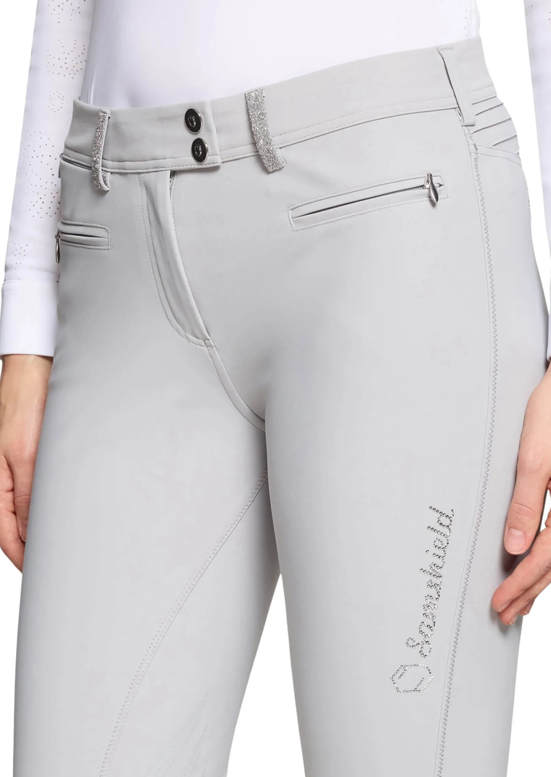 Reithose Damen Adele FS26, Kniebesatz, Knee-Grip