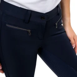 Reithose Damen Airflow, Vollbesatz, Full-Grip