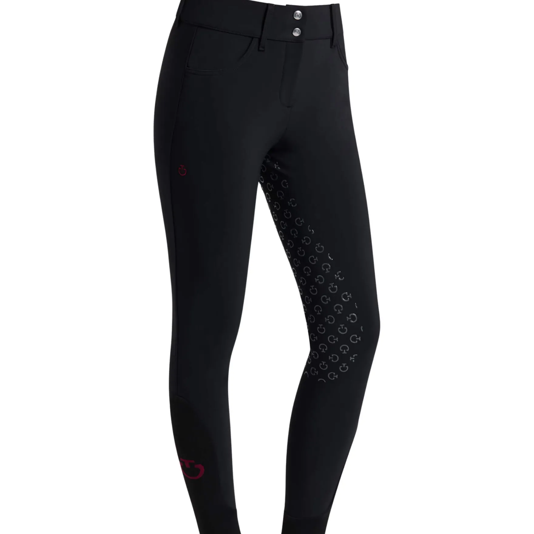 Reithose Damen American, Vollbesatz, Full-Grip, High Waist, Winterreithose
