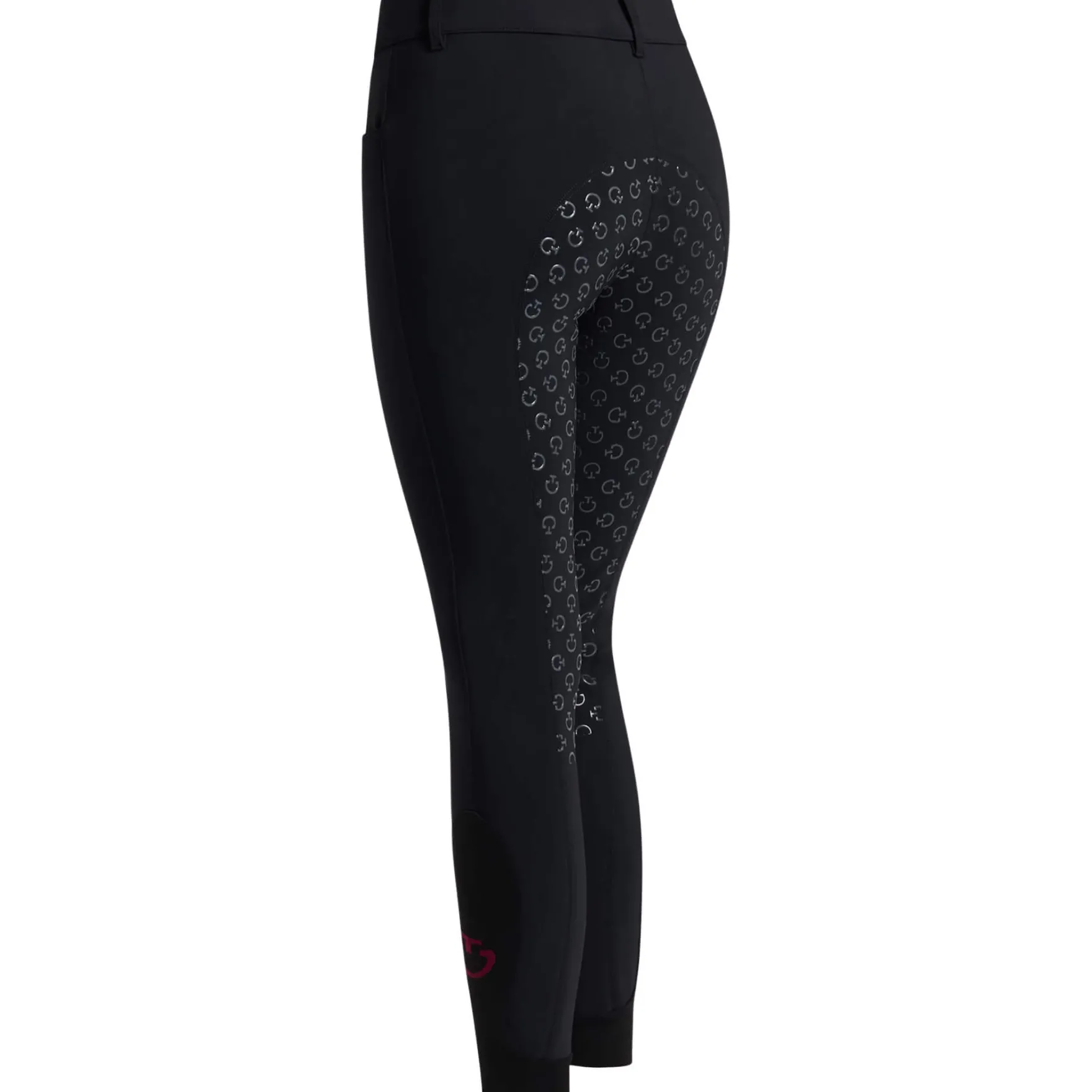 Reithose Damen American, Vollbesatz, Full-Grip, High Waist, Winterreithose